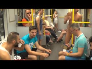 5 naked in subway - berlin