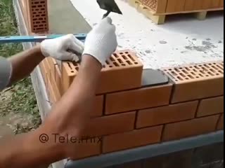 yazhehozayin l you want to know how to make the perfect seam for brick laying. just watch this video