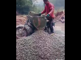 yazhehozyain l a good life hack for the quick transportation of loose mixes or other bulk material