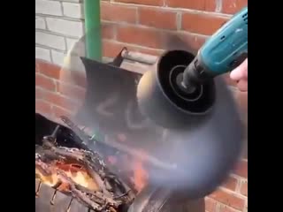 yazhehozhain l how to fan a fire with a screwdriver and an old screw