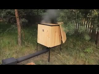 yazhekhozyain l smokehouse, assembled by hand at work