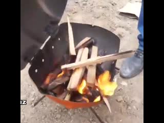 homemade brazier