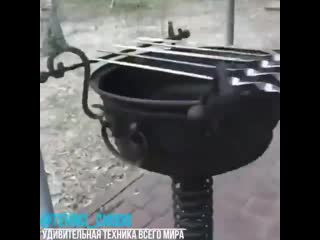 do-it-yourself brazier from an old disk