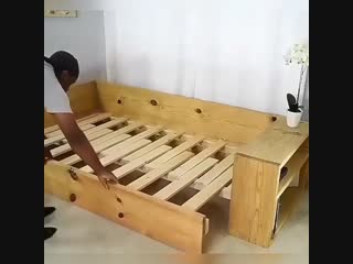 beautiful bed with your own hands